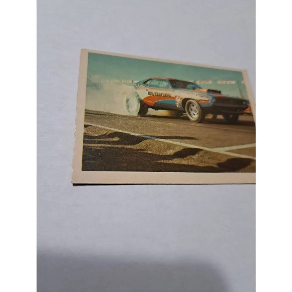 Vintage 1971 Fleer Don Grotheer Barracuda Super Stock Drag Champ Trading Card 40